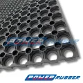 openwork black mat