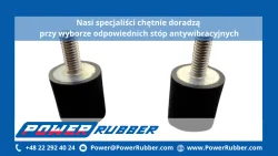 Cylindrical rubber mounts